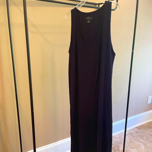 Saks Fifth Avenue Dresses & Skirts - Saks Fifth Avenue Asymmetric Maxi Tank Top Navy Dress